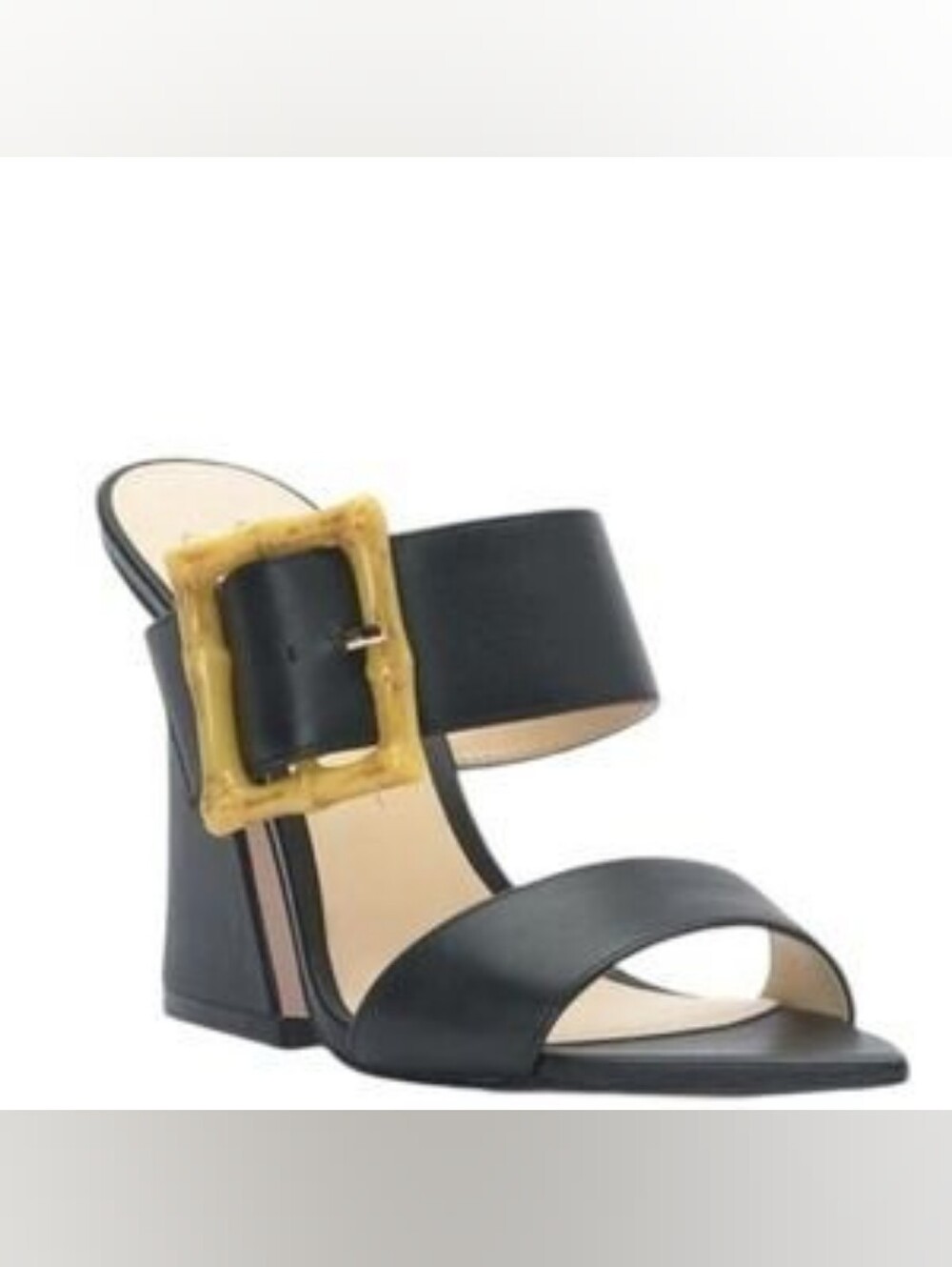 Jessica Simpson JS- QENA Buckle High Heel Mule Sandal in Black ** Size 7